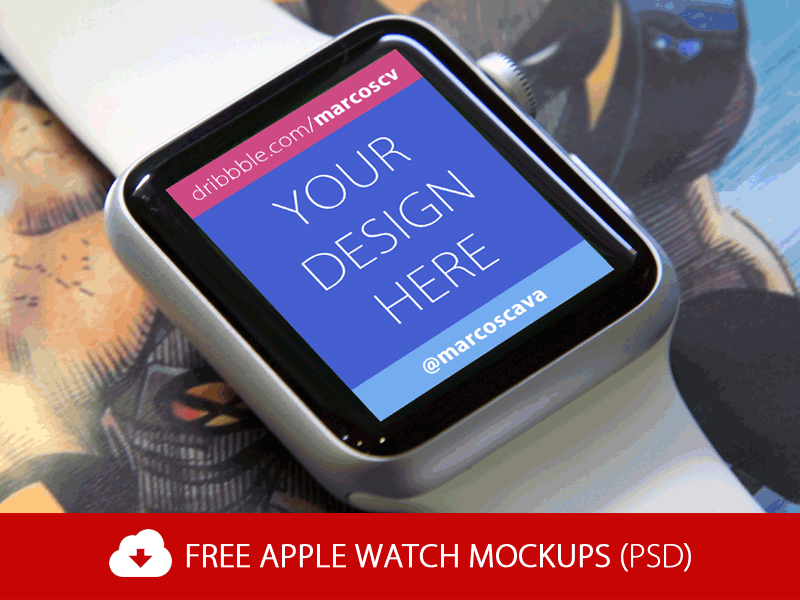 Free Apple Watch Mockups