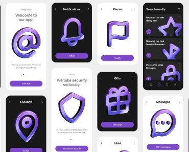 14 Free Sleek 3D Icons For Any Use