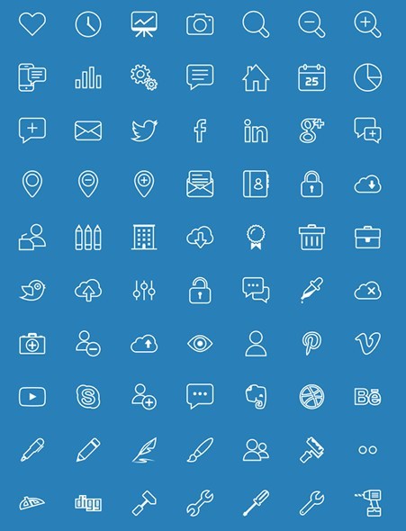 274 Vector Line Icons
