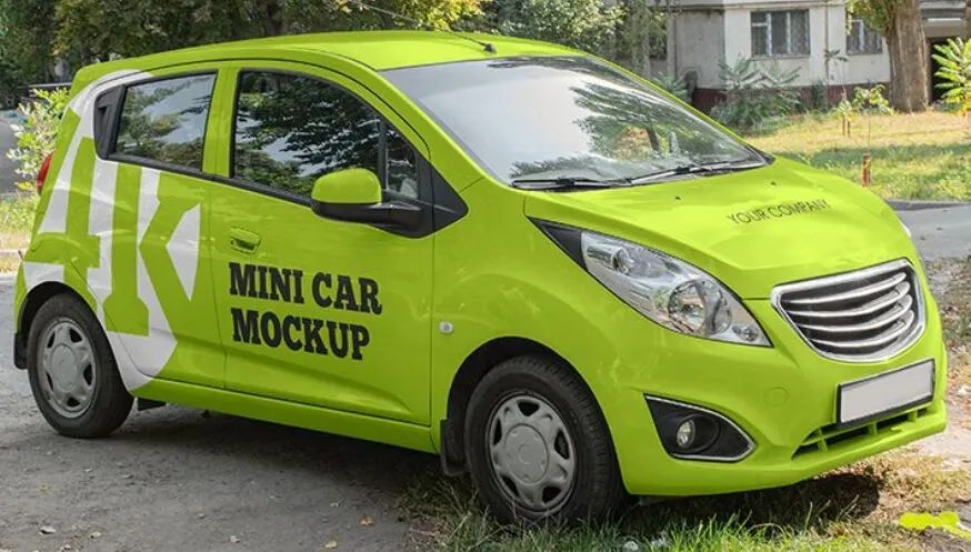 3 Free Mini Car Mockups