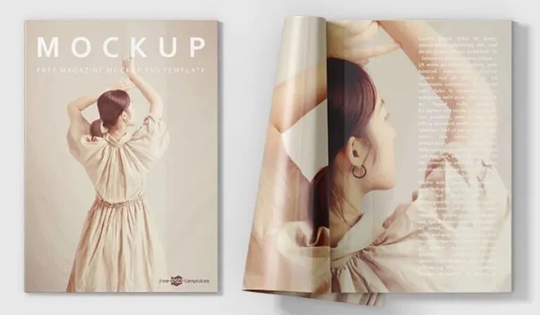 3 Realistic Magazine PSD Mockups