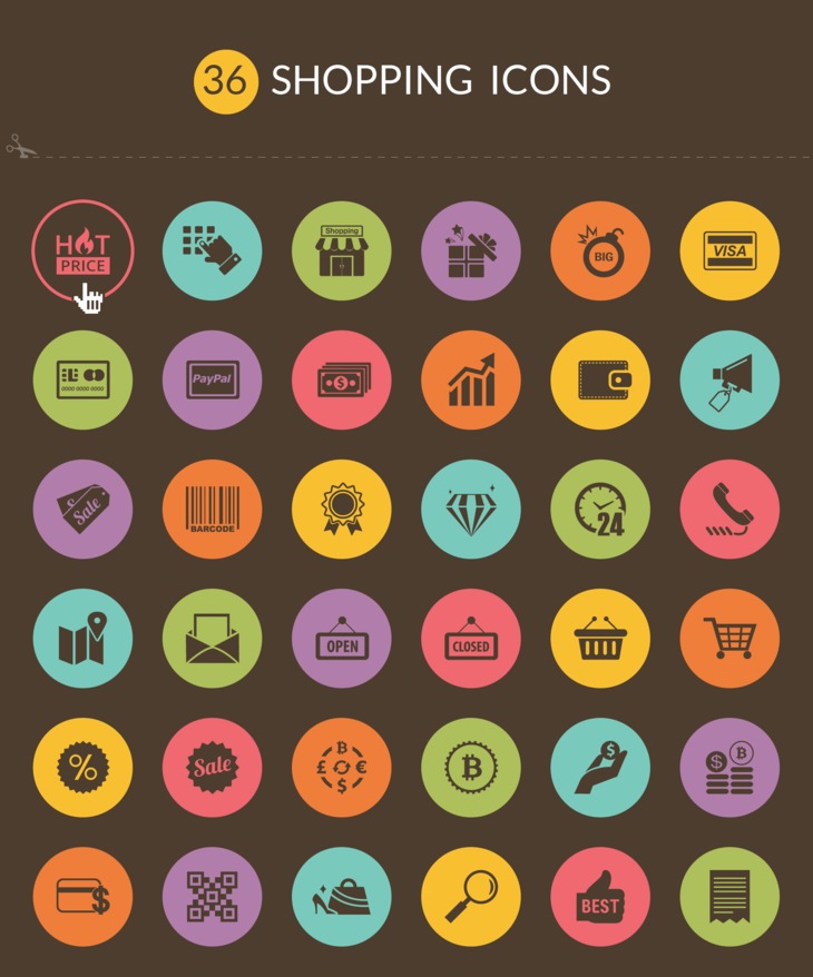 36 Free Shopping icons