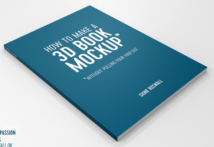 3D Book Mockup (freebie)