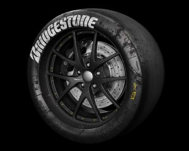 3D Bridgestone Racing Tire Model