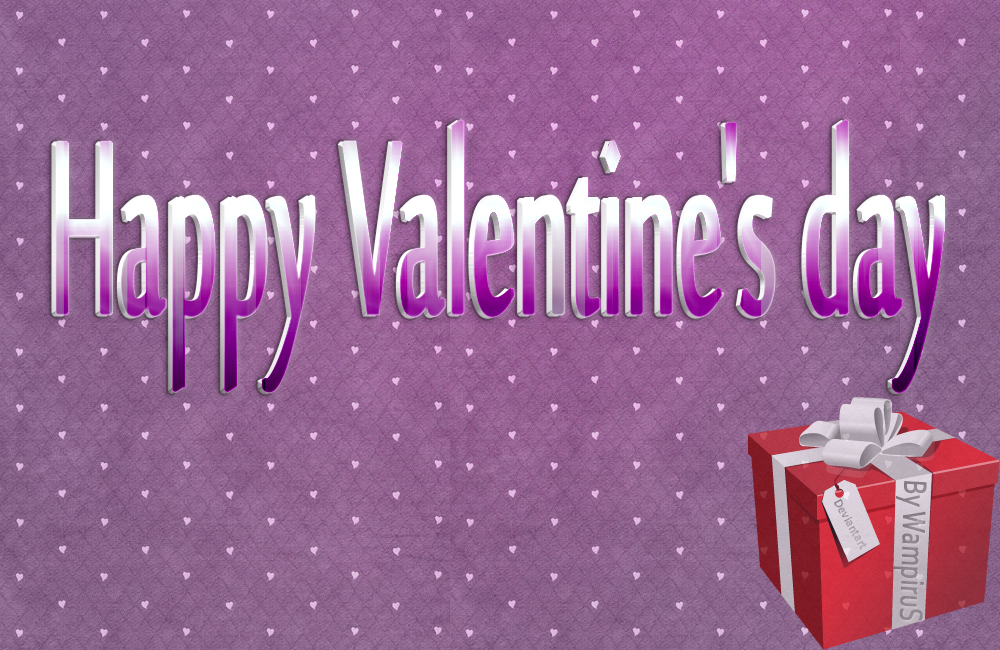 3D Valentine's day Text Effect