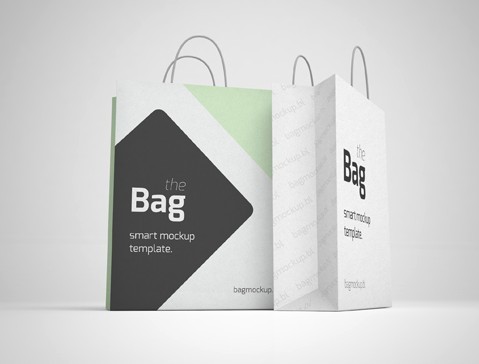 5 Shopping Bag Mockups