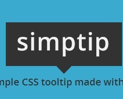 A Simple CSS Tooltip Made With Sass - simptip