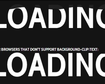 Animated Text Filling Effect with CSS3