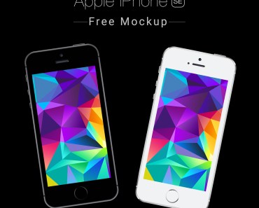 Apple iPhone SE Free Mockup PSD