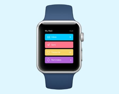 Apple Watch design concepts for Adobe Xd
