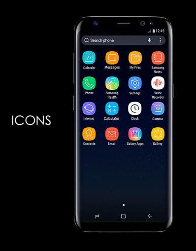 Bonus 2 144 Samsung Galaxy S8 Icons (Sketch)