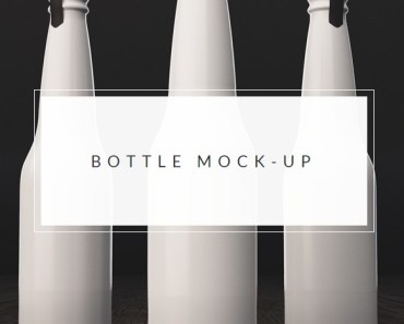 bottle packaging mockup