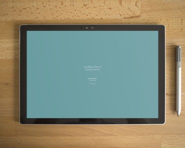 Brand New Surface Pro 4 Mockup PSD