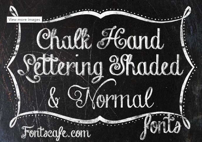 Chalk Hand Lettering Font