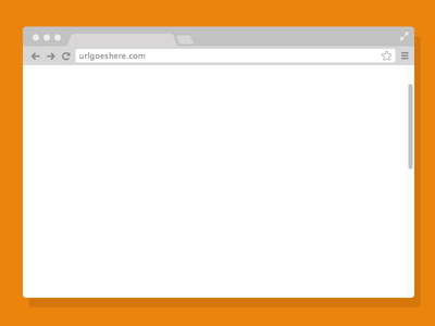 Chrome Browser Mockup (PSD)