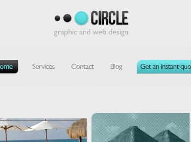 Clean Grey Portfolio Website Template (PSD)