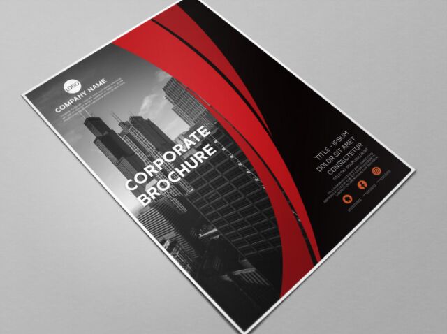 Corporate Brochure Mockup PSD