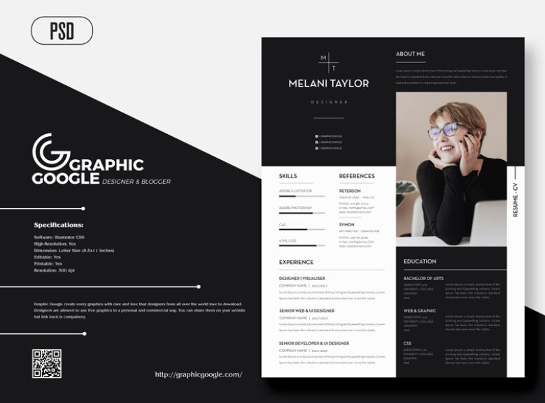 Creative Modern CV-Resume With Cover Letter
