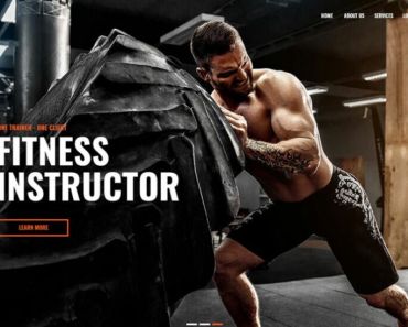 Fitness Personal Trainer Web Template