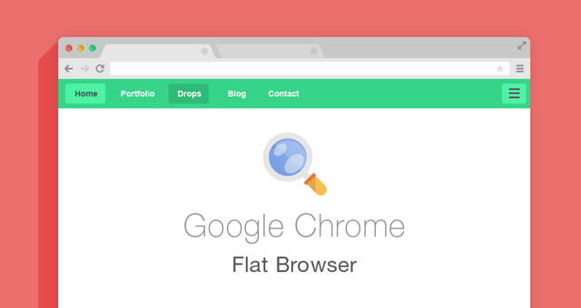 Flat Psd Browsers Set