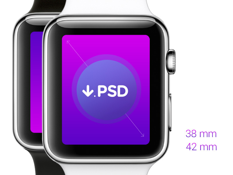 Free Download Psd iWatch Template