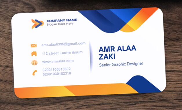 Free Download Rounded Business Card Mockup