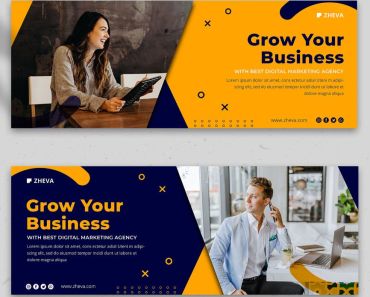 Free Facebook Banner Template To Grow Your Business