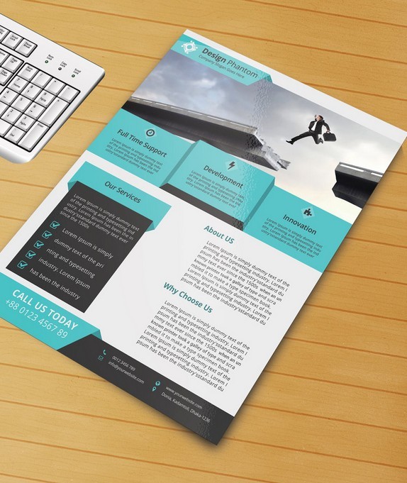 Free Flyer PSD Template