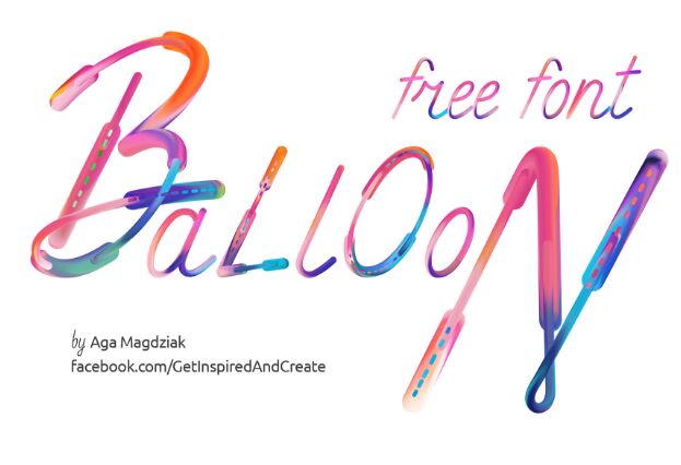Free Font Balloon