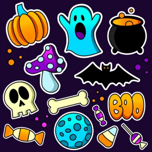 Free Halloween Stickers