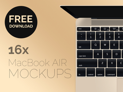 Free New Macbook Air 2015 Mockup