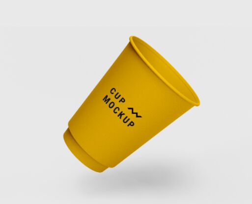 Free Plastic Cup Mockup PSD