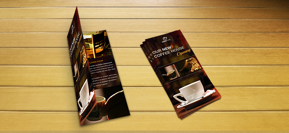 Free PSD Coffee Brochure Template