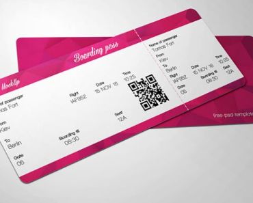 FREE TICKET MOCK-UP IN PSD