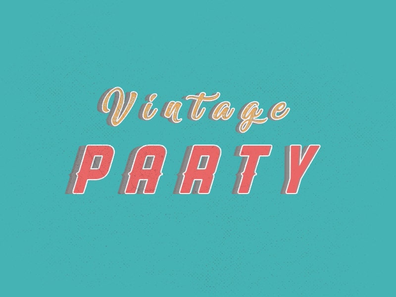 Free Vintage Style Text
