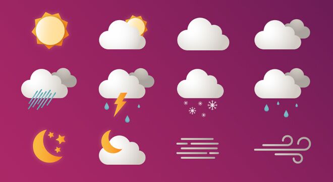 FREE Weather Icon set