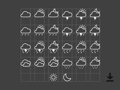 Free Weather Icons (AI)