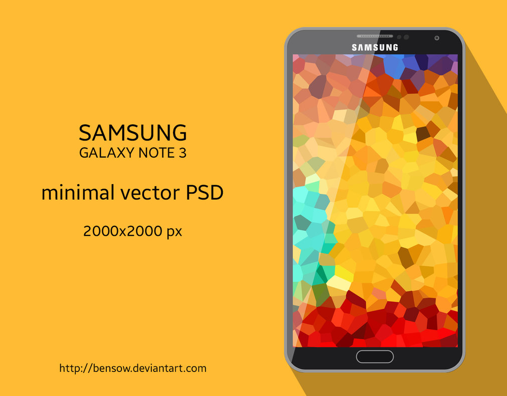 Galaxy Note 3 Vector PSD