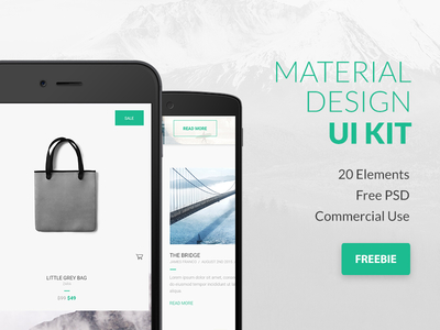 Google Material Design UI Kit