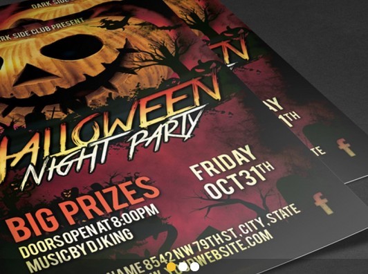 Halloween PSD Flyer