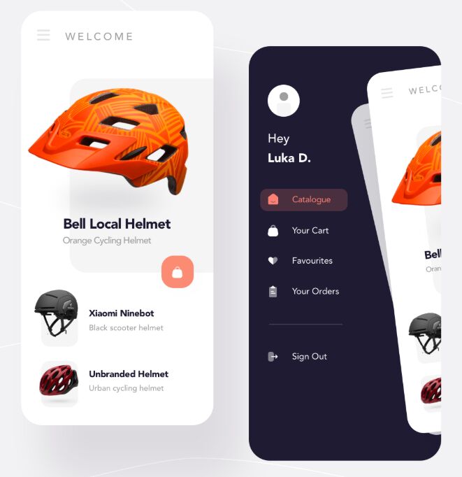 Helmet Shopping App