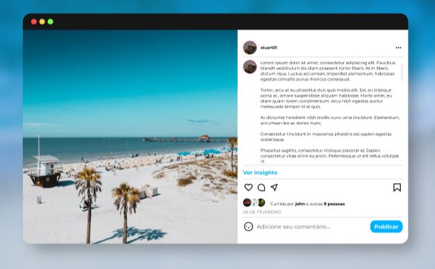 Instagram Post Mockup Figma