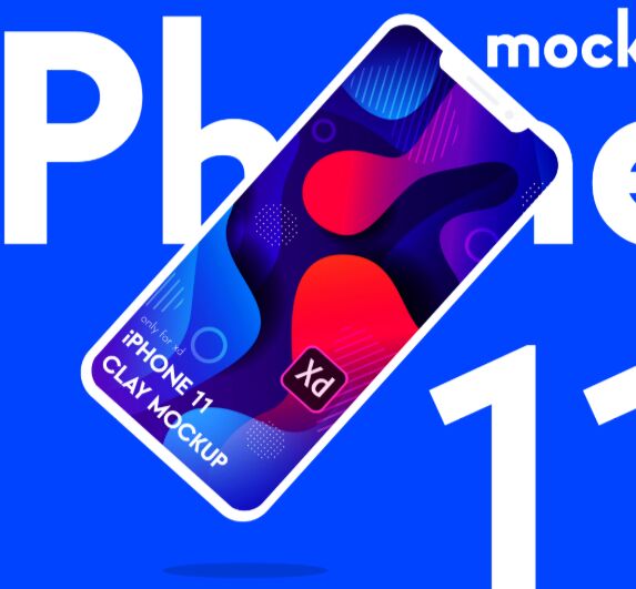 iPhone 11 Free Mockup for Adobe XD