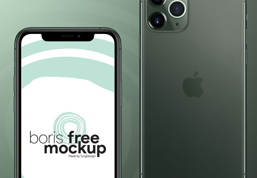 iPhone 11 Pro Max Free Mockup PSD