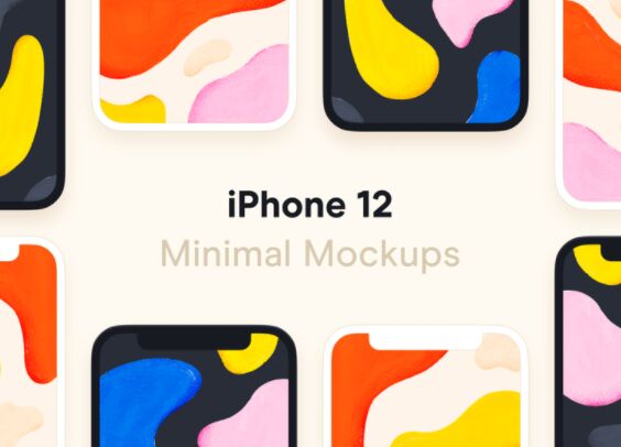 iPhone 12 Minimal Mockups Figma Download