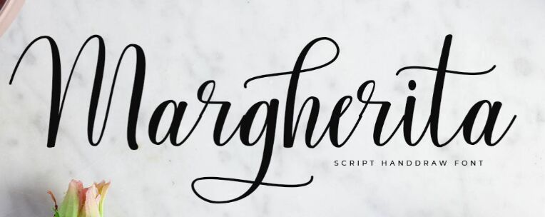 Margherita free script font