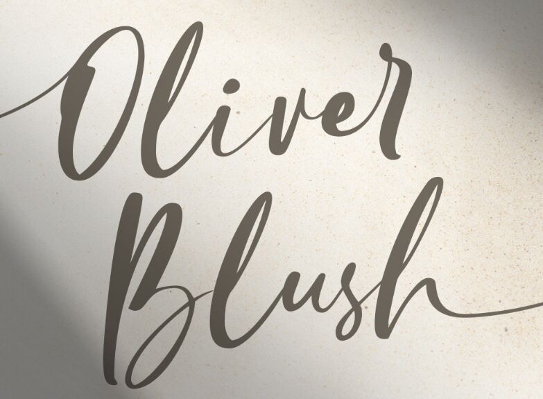 Oliver Blush Calligraphy Modern Font