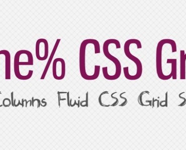One CSS Grid - 12 Columns Fluid CSS Grid System