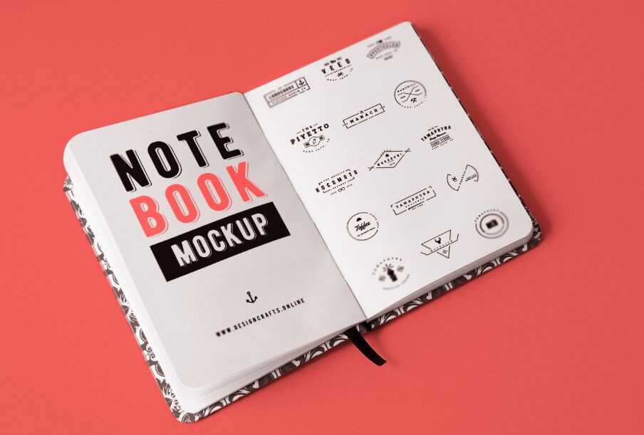 Open Notebook Mockup