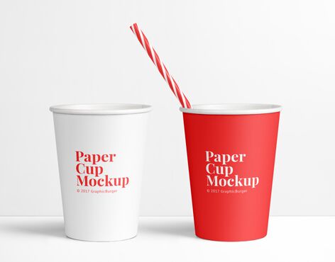 Paper Cup MockUp PSD